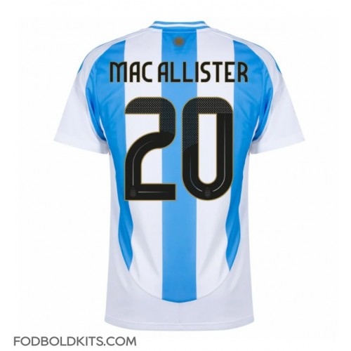 Argentina Alexis Mac Allister #20 Hjemmebanetrøje Copa America 2024 Kortærmet